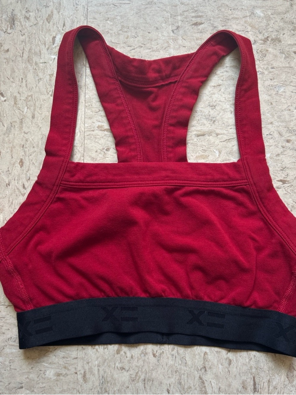 TomboyX Red Racerback Sports Bra